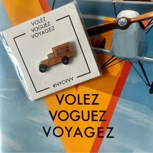 Louis Vuitton Volez Voguez Voyagez Exhibition Pin